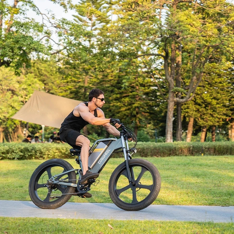 COSWHEEL Electric Bike for adult 1500W 26Inch Electric Off Road Mountain Bike Fat tires 48V 25AH hydraulic brake ebike bicycle