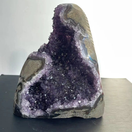 Natural Amethyst Crystal Cluster Raw Healing Stone Home Decor Purple Feng Shui Geode