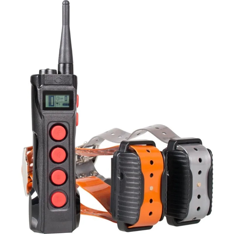 AT-919C Super Two Pet Dog Electronic Shock Collar Training System for Dogs 1000M Remote Range Waterproof Rechargeable Collars
