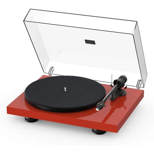 Debut Carbon EVO, Audiophile Turntable with Carbon Fiber tonearm, Electronic Speed Selection and pre-Mounted Sumiko Rainier