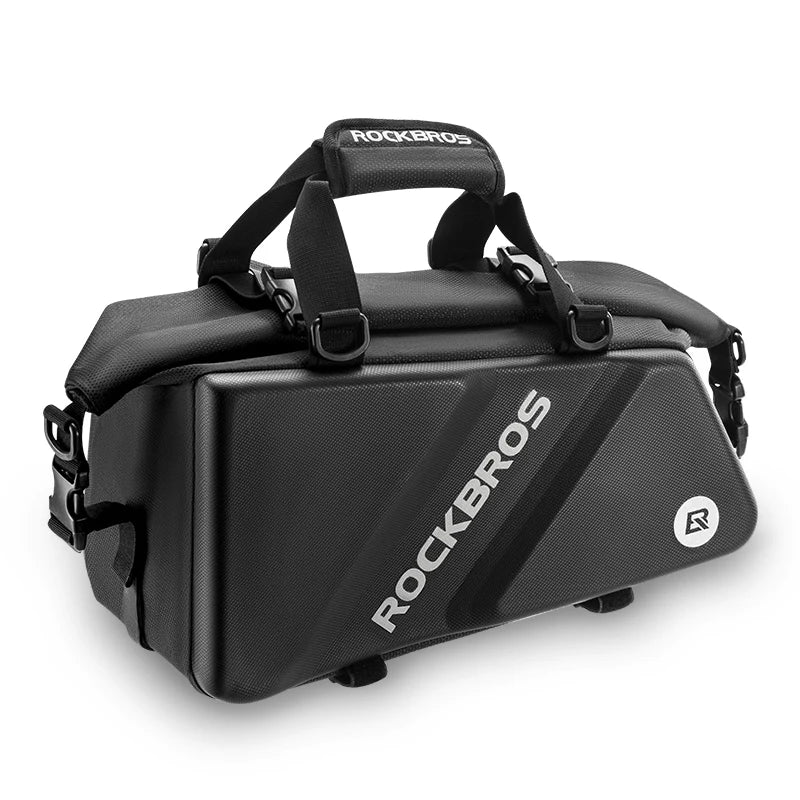 ROCKBROS 35L Waterproof Bicycle Bag MTB Bike Rack Trunk Pannier Bike Multifunctional Large Capacity Travel Bag Bike Accessories
