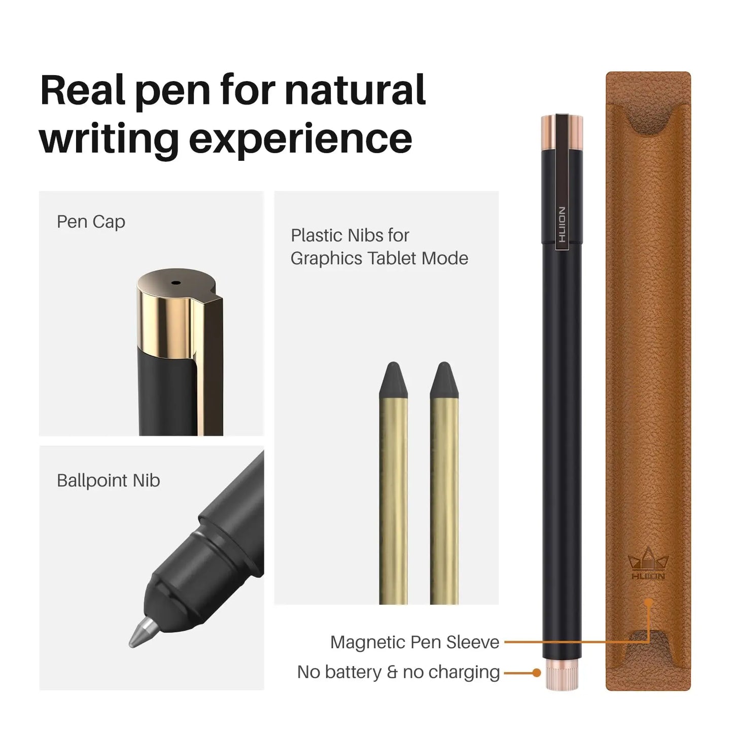 HUION Note 2 In 1 Digital Notebook With Battery Free Pen