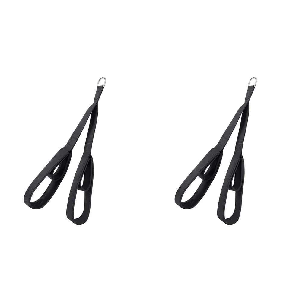 Long Triceps Strap Anti-Slip Muscle Training Carabiner Pulldown Rope Multi-Purpose Tricep Rope Cable for Gym Fitness Accessories