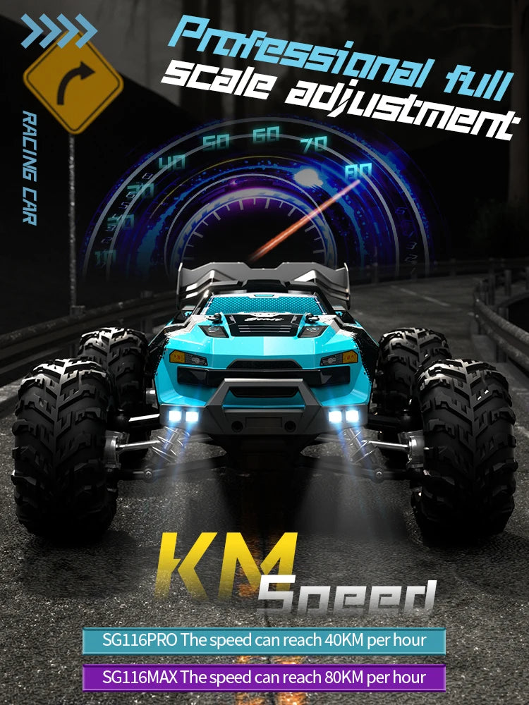 SG116 MAX 1 To 16 High Speed Drift RC Car 4WD Monster Truck