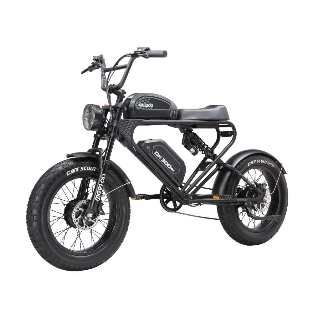 MEELOD DK300 MAX adult E-bike 1200W*2 48V 30Ah battery commute Electric Bike,20-inch Fat Tire E-Mountain bike