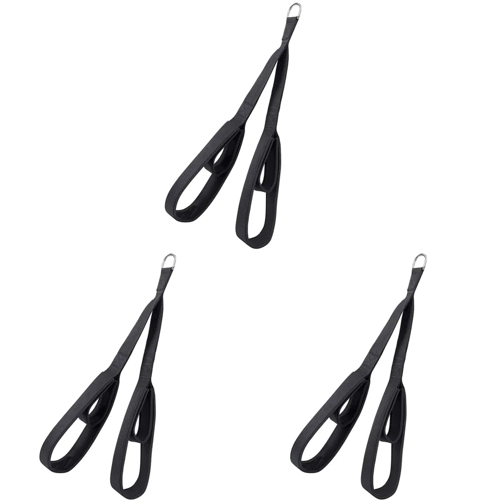 Long Triceps Strap Anti-Slip Muscle Training Carabiner Pulldown Rope Multi-Purpose Tricep Rope Cable for Gym Fitness Accessories
