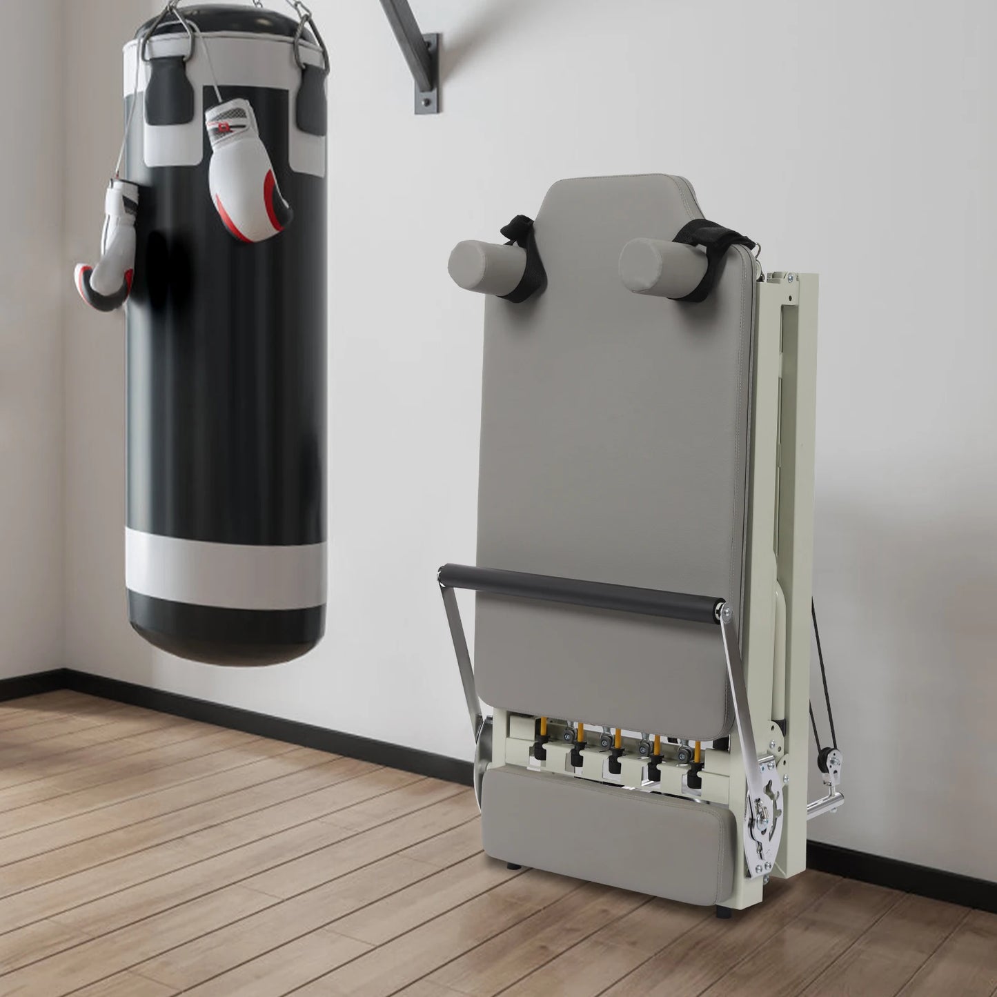Foldable Pilates Reformer Machine, Multifunctional Yoga Fitness Equipment, Pilates Exercise Equipment