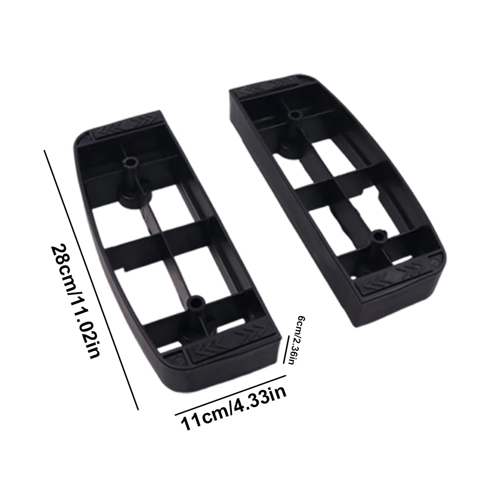 1Pair Fitness Step Pedal Base Nonslip Cardio Pedal Exerciser Base Weight Bearing Training Accessory