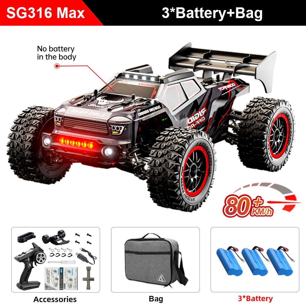 SG116 MAX 1 To 16 High Speed Drift RC Car 4WD Monster Truck