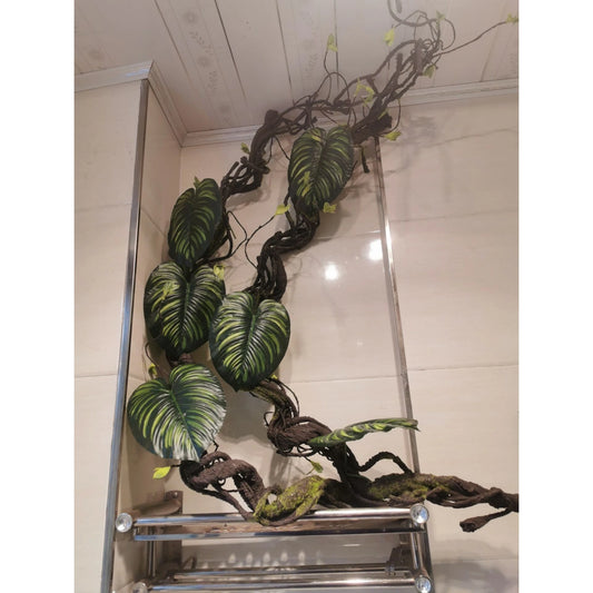 1.75M Artificial Plant Diy Rattan False Leaves Freely Bend And Hang On The Wall To Decorate The Simulated Rattan