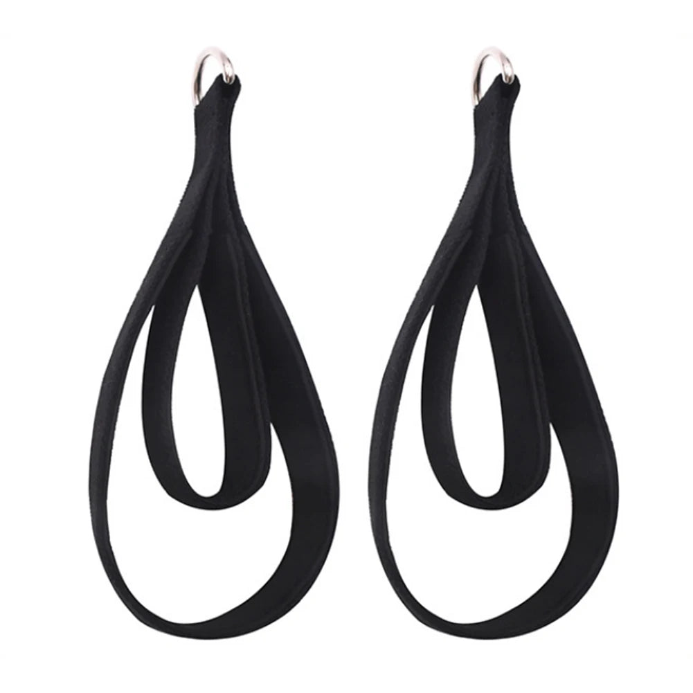 2PCS Pilates Straps Pilates Double Loop Straps Fitness D-Ring Straps Exercise Accessories for Home Gym Workouts