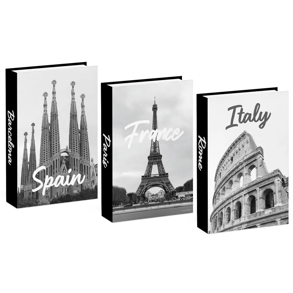 3pcs/lot Simulation Books for Decoration Luxury Home Decorative Living Room Bookcase Props Book Ornaments Home Shooting Props