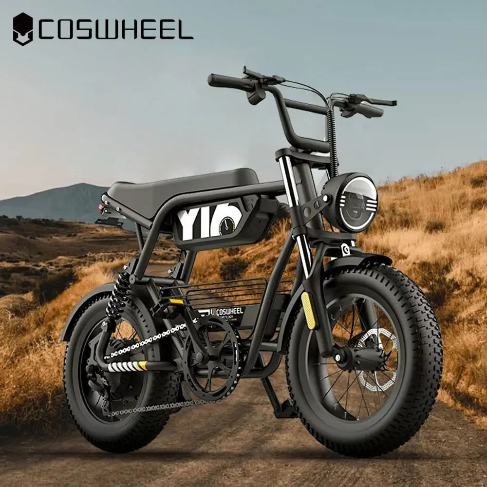 Coswheel Electric Bike Y16 1000W Fat Tire Commuting E-Bike 48V 15AH Mountain Electric Bike Adult Off-Road Electric bicycle