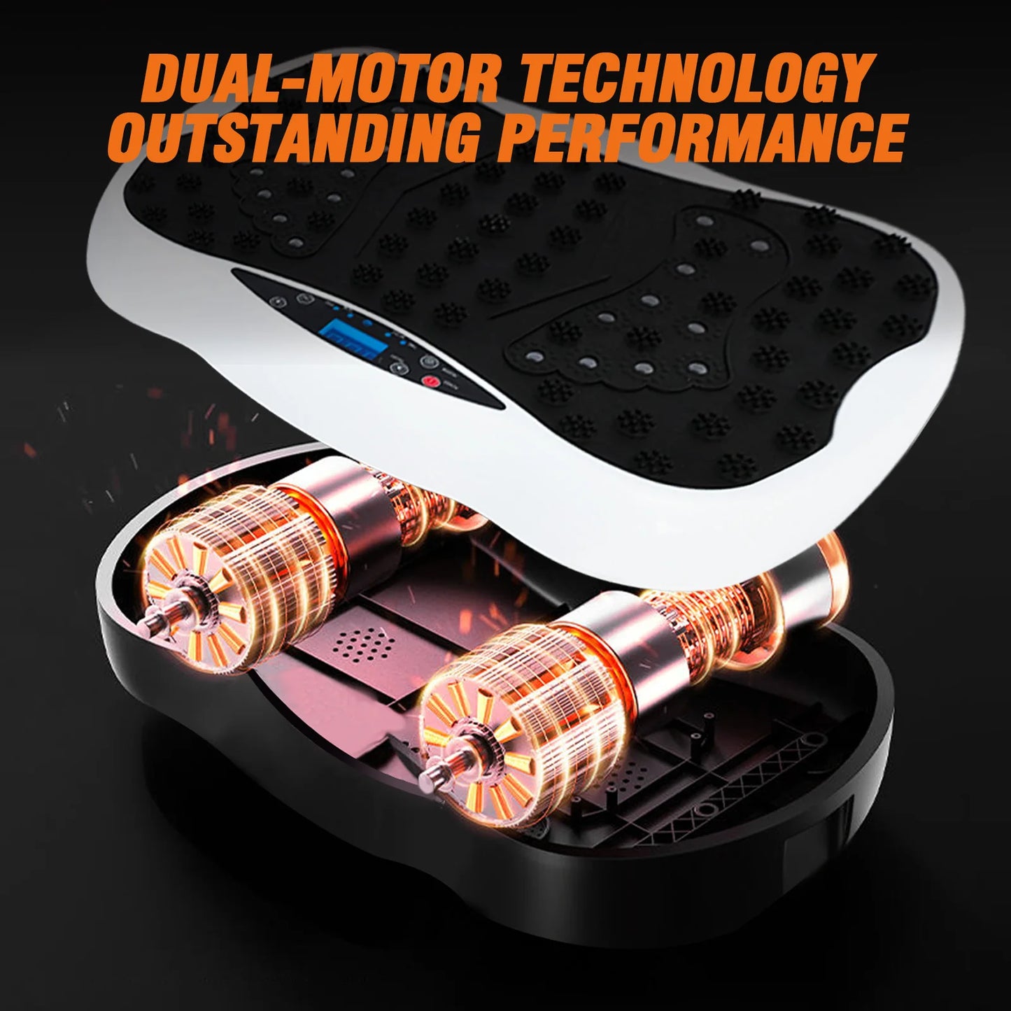 Full Body Vibration Plate Exercise Machine For Home Use With 330 Pound Capacity Resistance Bands And Remote Control