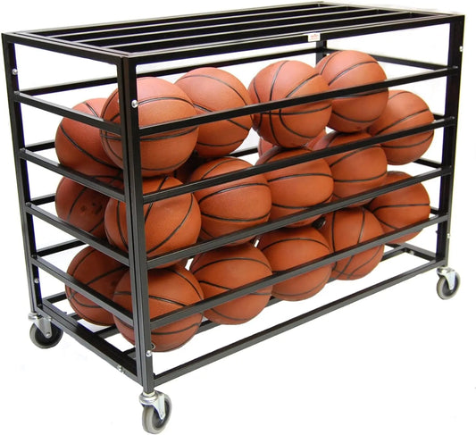 Sports Lockable Ball Storage Cart for Indoor Outdoor Use