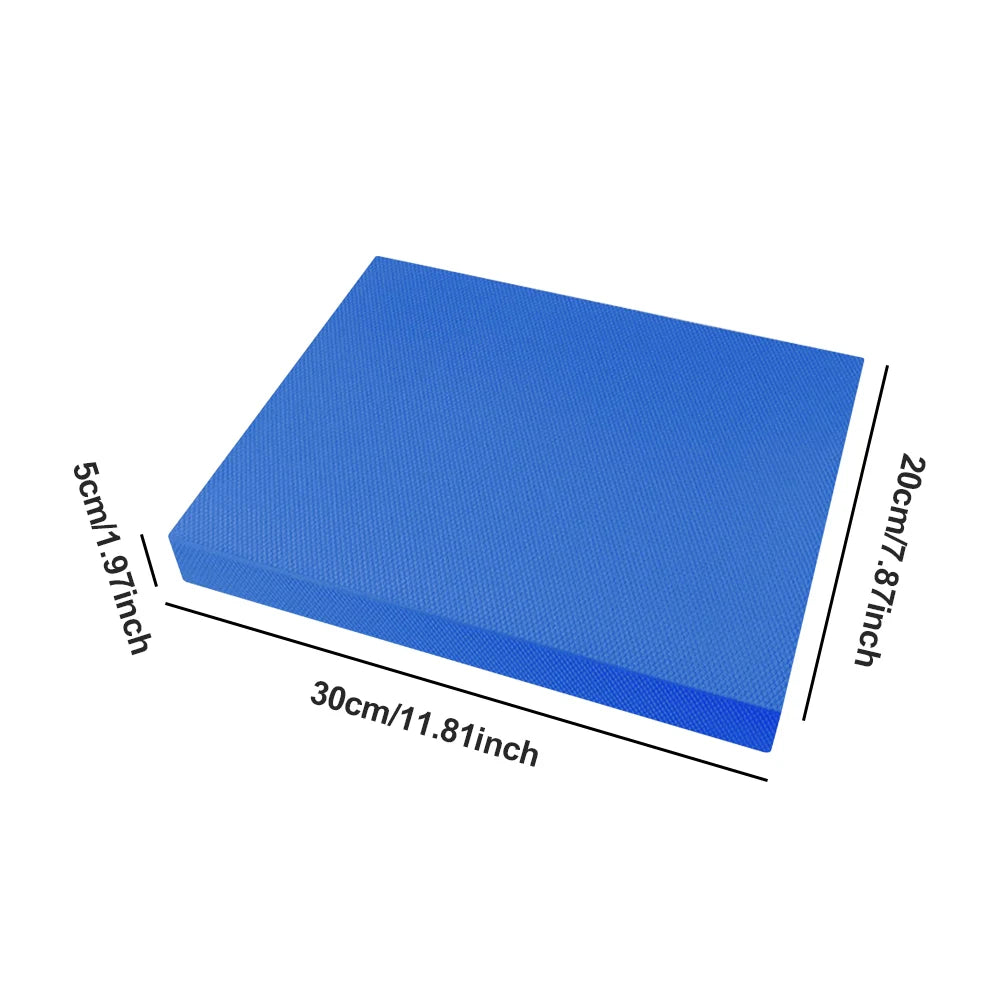 Yoga Balance Pad Anti Slip Fitness Mat Thickened Fitness Balancing Pad Foam Cushion Mat for Yoga Pilates Stretching