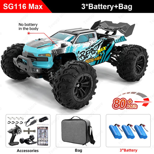 SG116 MAX 1 To 16 High Speed Drift RC Car 4WD Monster Truck