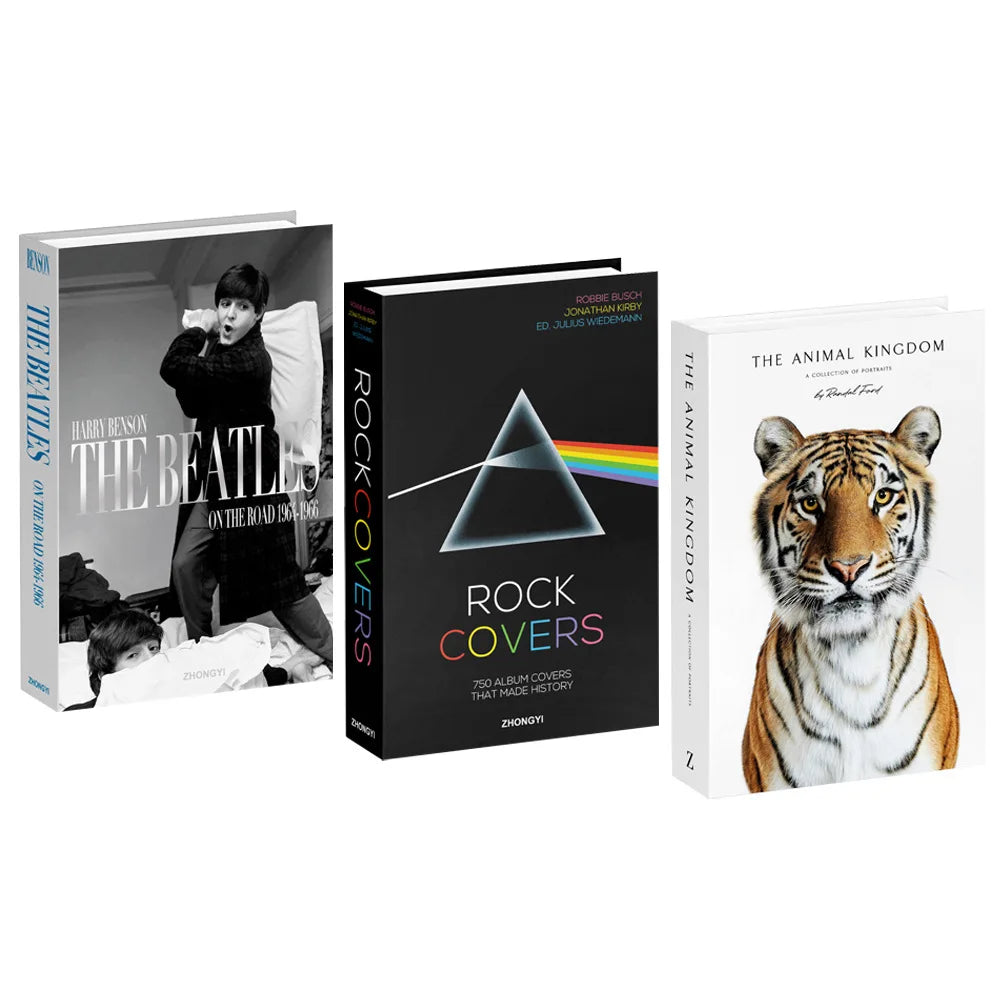 3pcs/lot Simulation Books for Decoration Luxury Home Decorative Living Room Bookcase Props Book Ornaments Home Shooting Props