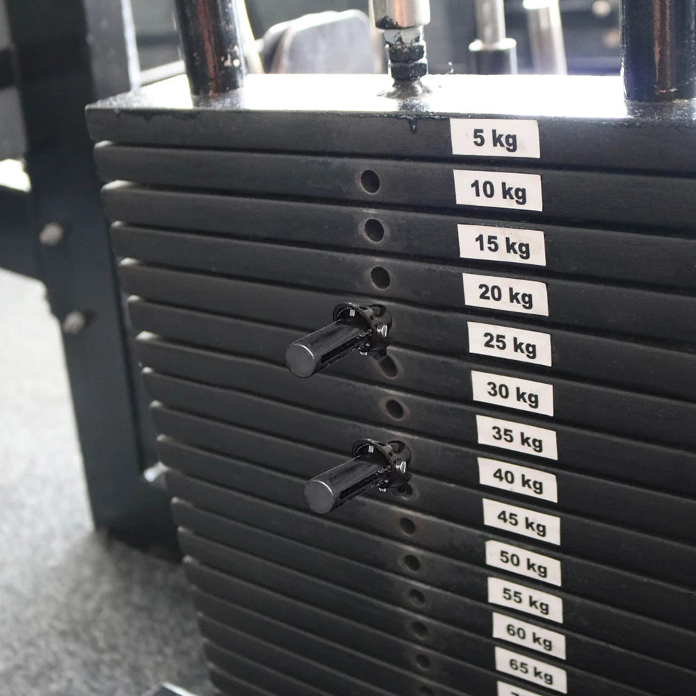 2PCS 10mm Weight Stack Pin Portable Stack Pin Gym Equipment Universal Weight Loading Pin Strength Training Accessories