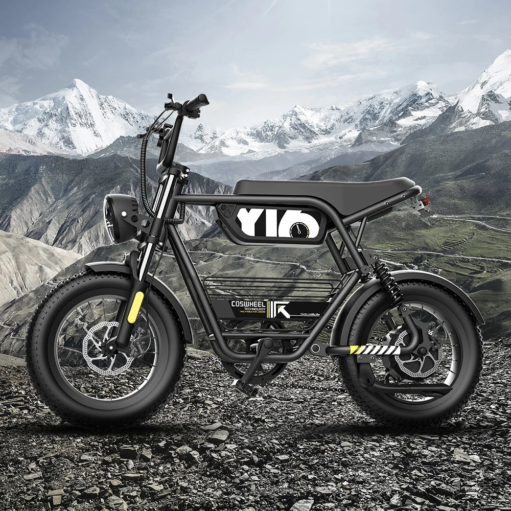 Coswheel Electric Bike Y16 1000W Fat Tire Commuting E-Bike 48V 15AH Mountain Electric Bike Adult Off-Road Electric bicycle
