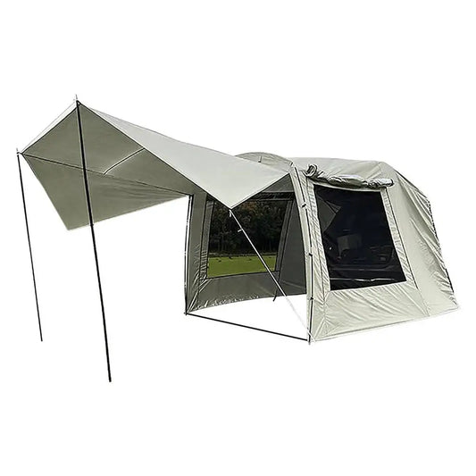 SUV MPV Car Truck Tent For Camping Car Rear Tent Waterproof 5-6 Person Auto Tail Tent Awning Beach Sunshade For Self-driving