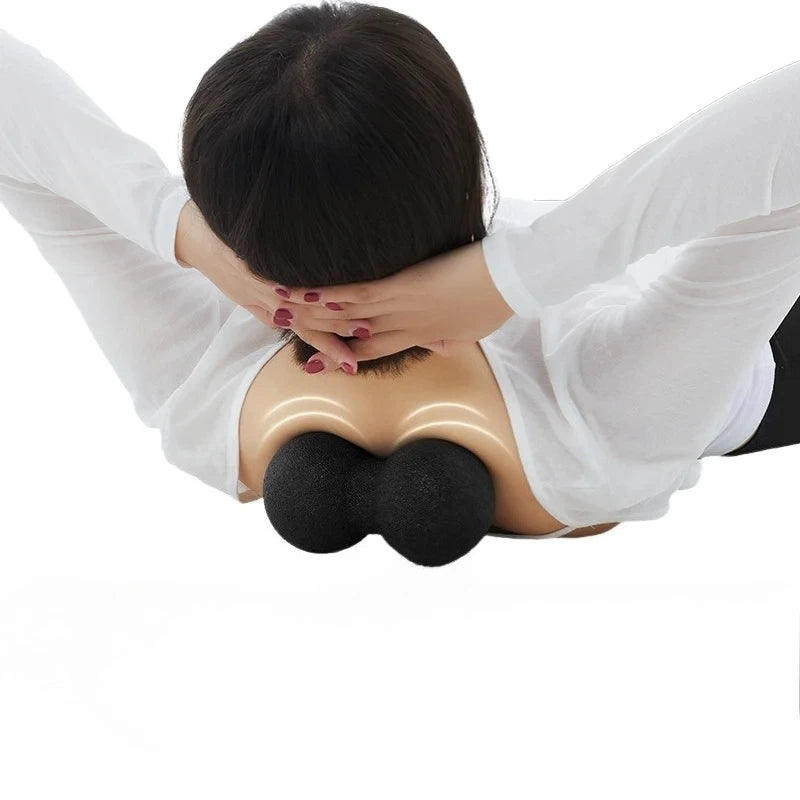 1 Piece Yoga Solid Peanut Massage Ball For Body Massage Muscle Relaxation Fitness Equipment Pain Relief Neck Support