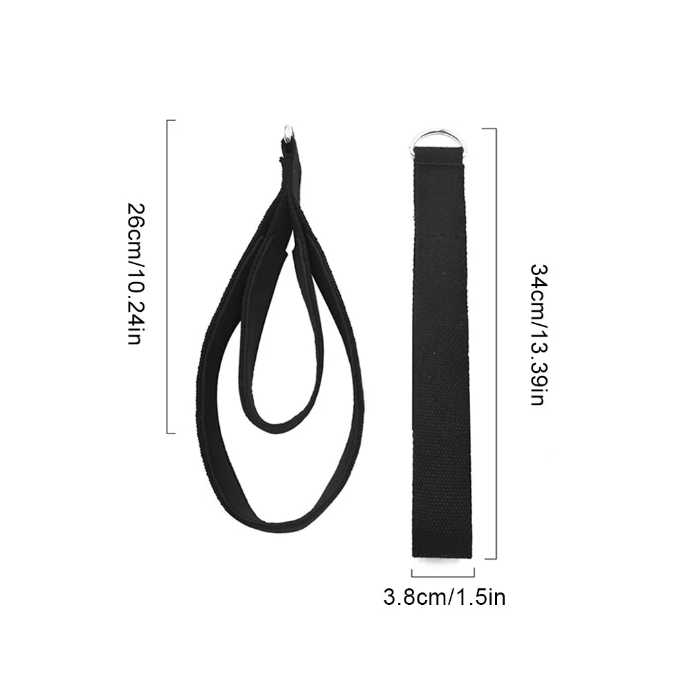 2PCS Pilates Straps Pilates Double Loop Straps Fitness D-Ring Straps Exercise Accessories for Home Gym Workouts
