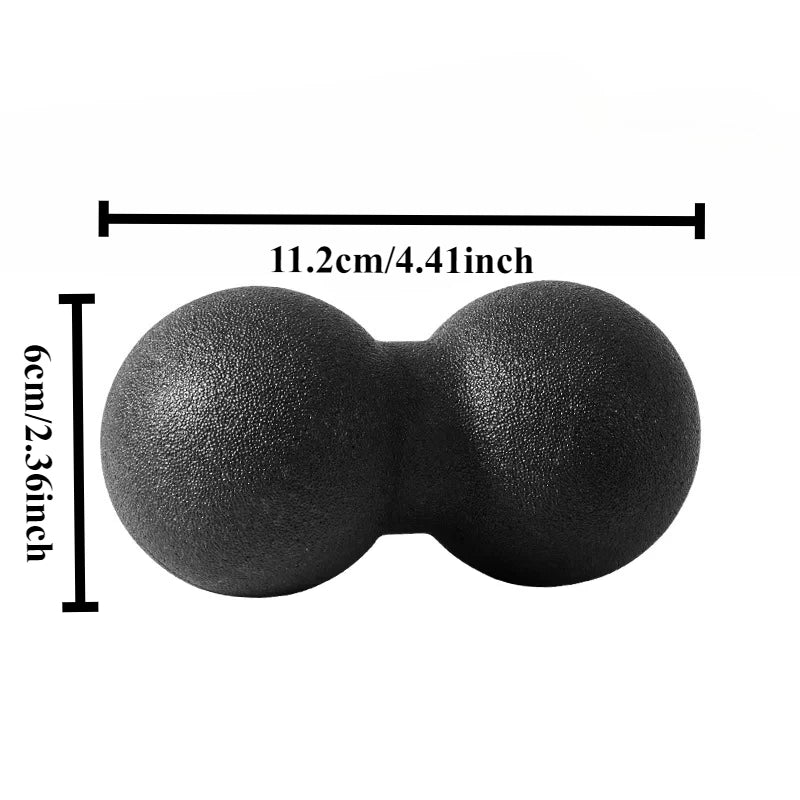 1 Piece Yoga Solid Peanut Massage Ball For Body Massage Muscle Relaxation Fitness Equipment Pain Relief Neck Support