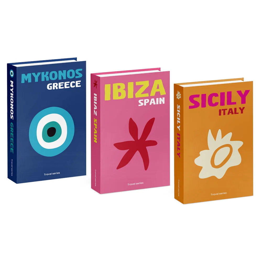 3pcs/lot Simulation Books for Decoration Luxury Home Decorative Living Room Bookcase Props Book Ornaments Home Shooting Props