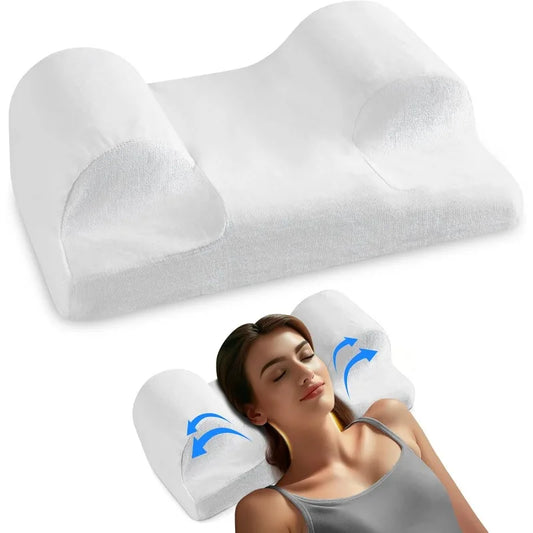 Back Sleeper Beauty Pillow Ergonomic Neck and Shoulder Support