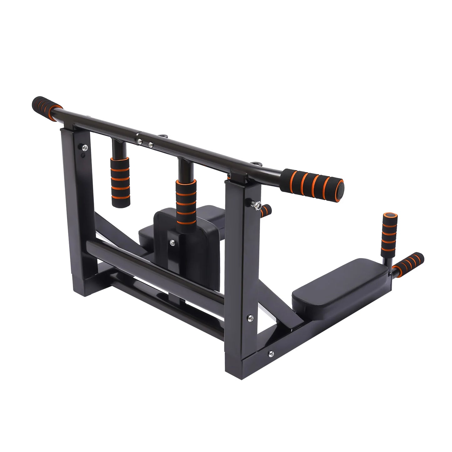 Training Equipment Fitness Dip Stand Supports to 440 Lbs, Wall Mounted Multifunctional for Indoor Home Gym Workout