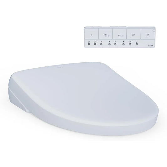 SW4736AT40#01 WASHLET+ Electronic Bidet Toilet Seat, Elongated, Cotton White
