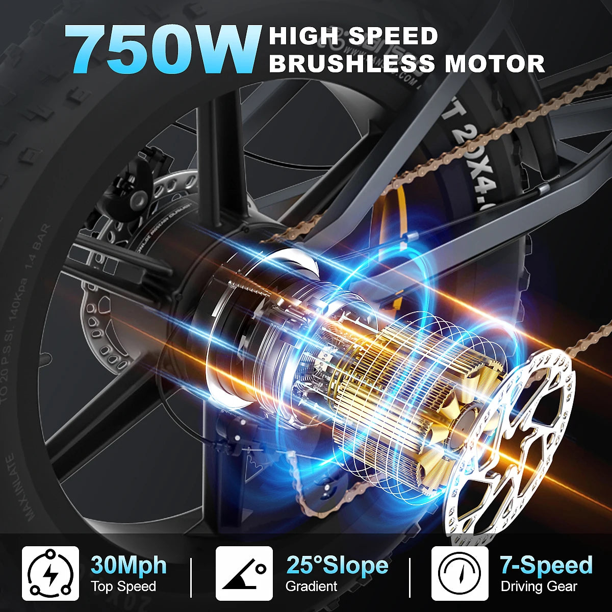 Ebike jansno x70 750W Dual Battery 34AH Top Speed 40KM/H 20*4Fat Tire Electric Bike Mountain Electric Bicycle E-motorcycle