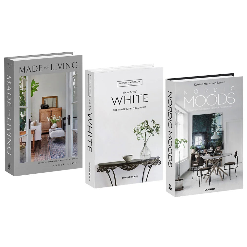 3pcs/lot Simulation Books for Decoration Luxury Home Decorative Living Room Bookcase Props Book Ornaments Home Shooting Props